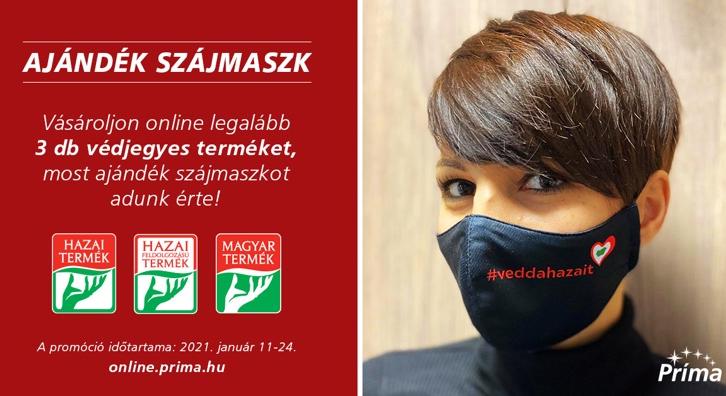 A Príma ajándék #veddahazait maszkkal kampányol