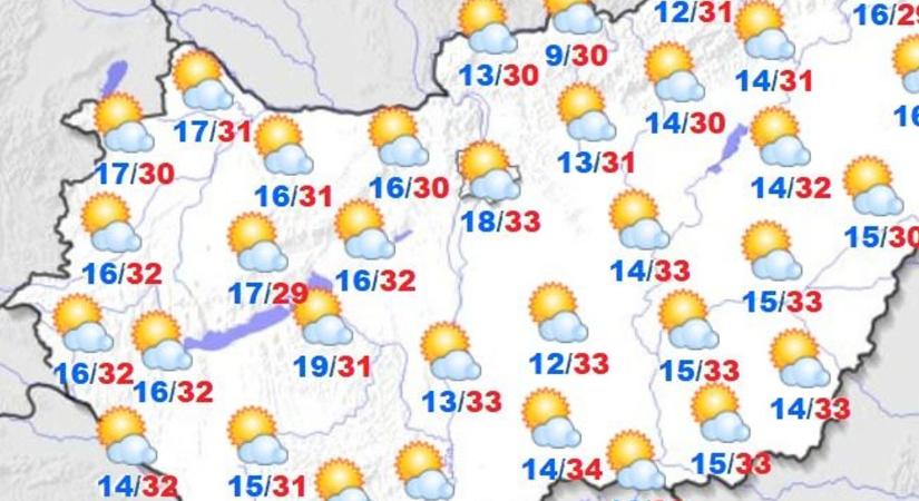 Strandoljunk vagy inkább otthon üljünk hétvégén? – Mutatjuk milyen időnk lesz - Kisalföld