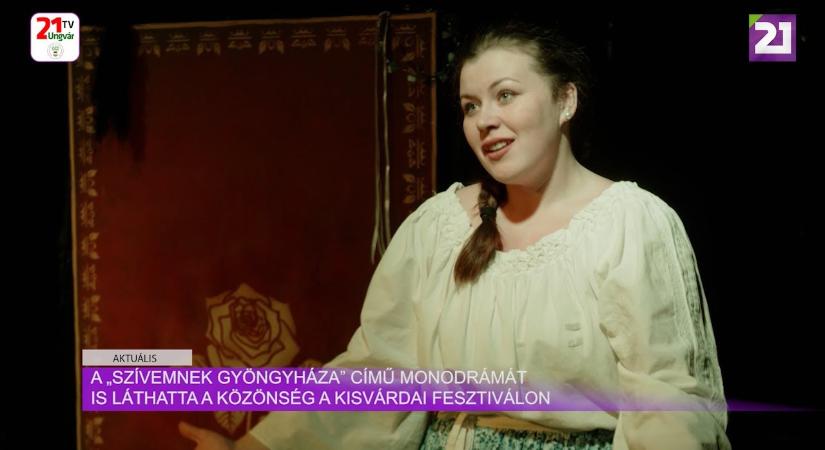 Aktuális (2025.06.27) A „Szívemnek gyöngyháza” című monodrámát is láthatta a közönség Kisvárdai fesztiválon (videó) - Karpat.in.ua