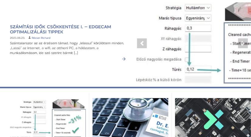 Ne hagyd, hogy a CAM programod számoljon helyetted! – EDGECAM optimalizálási tippek gyakorlati szemmel