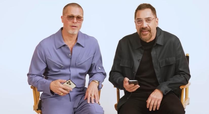 Brad Pitt és Javier Bardem huncut kommenteket olvasgatnak és viccesen reagálnak rájuk – videó
