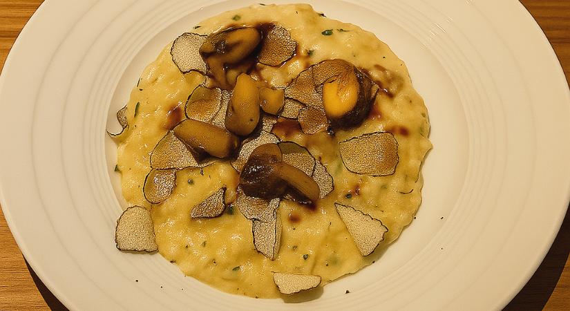 Vargányás rizottó szarvasgomba forgáccsal - egyszerűbb a recept, mint gondolná!