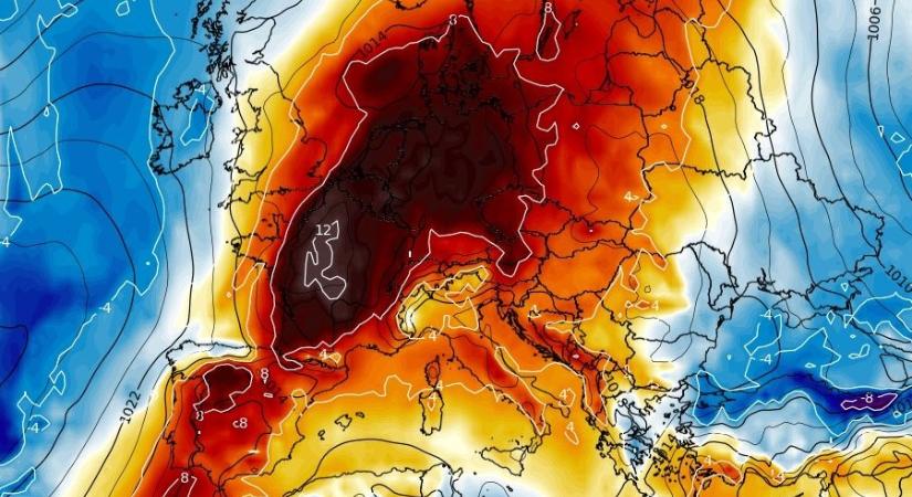 Térképeken mutatjuk, mekkora hőhullám szabadul kontinensünkre