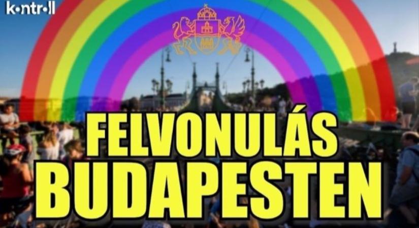 Élő közvetítés a Budapest Büszkeség menetéről