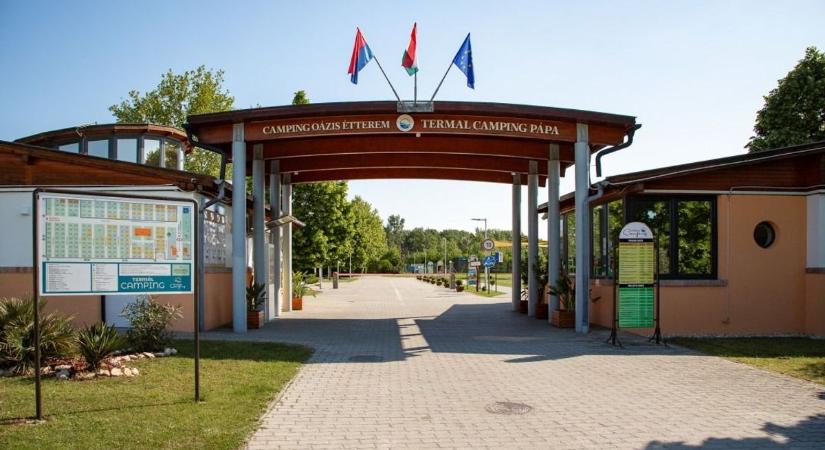 Nemzetközi díjat nyert a pápai kemping