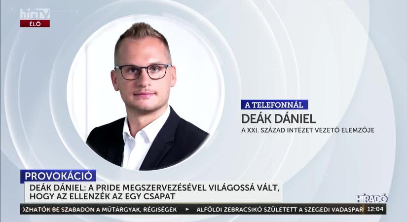 Deák Dániel: A pride-dal világossá vált, hogy az ellenzék valójában egy csapat, ugyanazt a globalista hálózatot szolgálják  videó