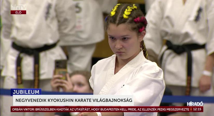 Negyvenedjére rendezték meg a kyokushin karate világbajnokságot Szolnokon  videó