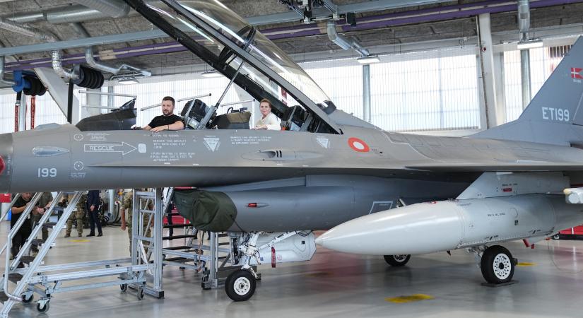 Az oroszok lelőttek egy ukrán F-16-ost