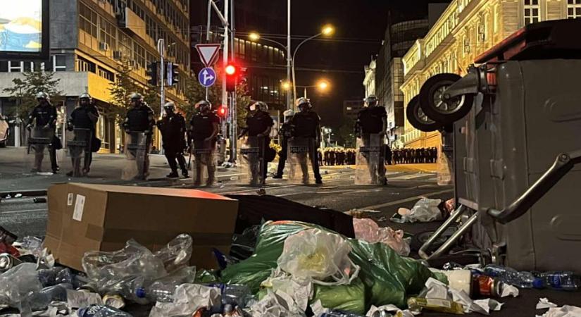 Ki gyújtotta és borította fel a konténereket a fővárosban?