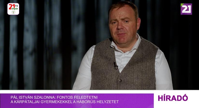 Pál István Szalonna: fontos feledtetni a kárpátaljai gyermekekkel a háborús helyzetet (videó)