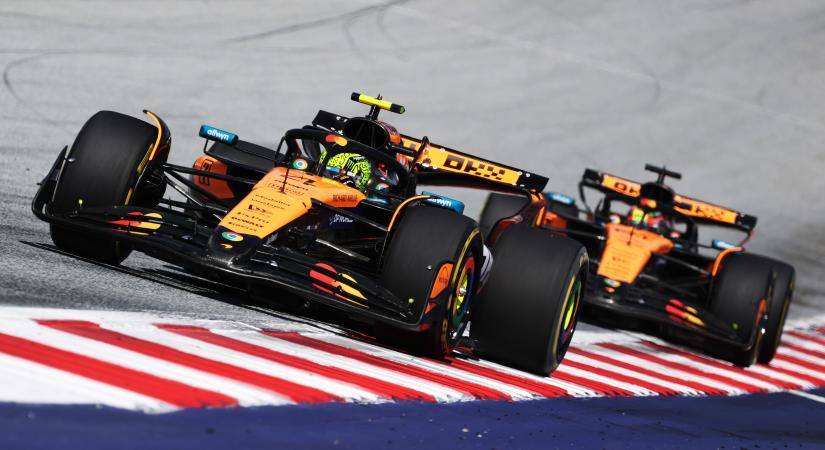 F1: Újabb McLaren-csata, most Piastri húzta a rövidebbet