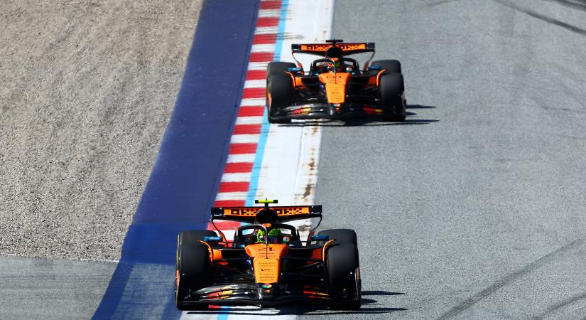 A McLaren kettős győzelmet aratott a Red Bull katasztrofális futamán