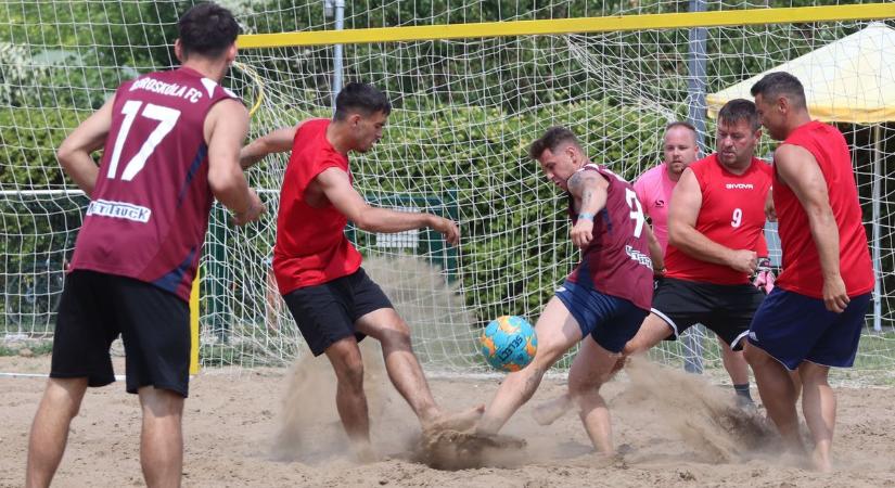 Másodszor nyerte meg a strandlabdarúgó-emléktornát a Tiszafüred MTZ – galériával