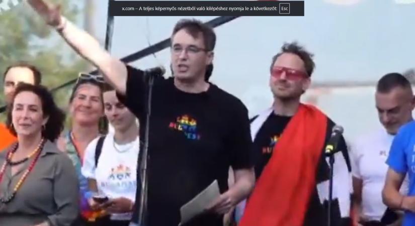 Karácsony fityiszt mutatott a Karmelitának a Pride-on, Orbán holland barátja náci karlendítésnek mutatta be