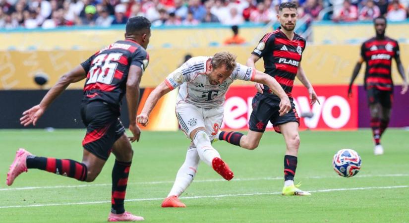 Kane kétszer is beköszönt a Flamengónak, negyeddöntős a Bayern