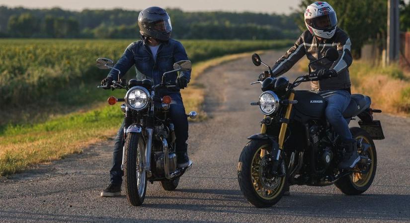 Melyik retró motor hozza el jobban a szabadság ízét? Két Kawasakit hasonlítunk össze egy tesztben – galériával