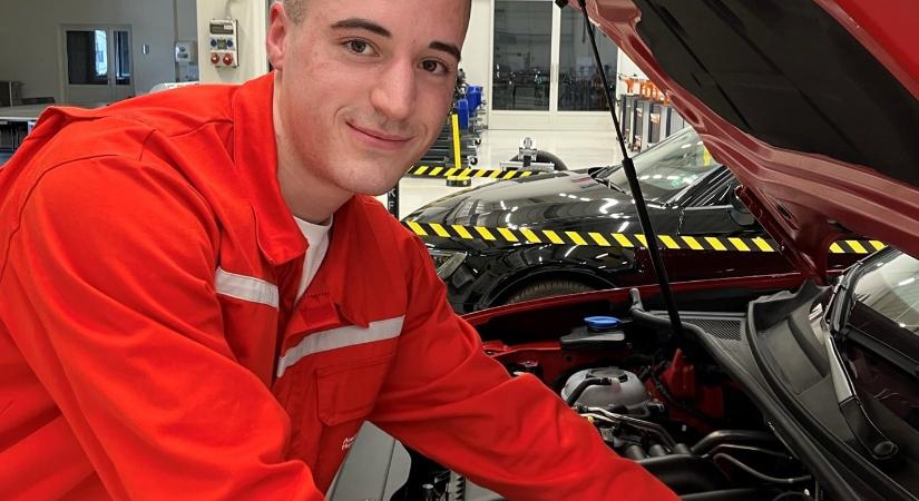 Győri diák a Volkswagen Konszern legjobbjai között