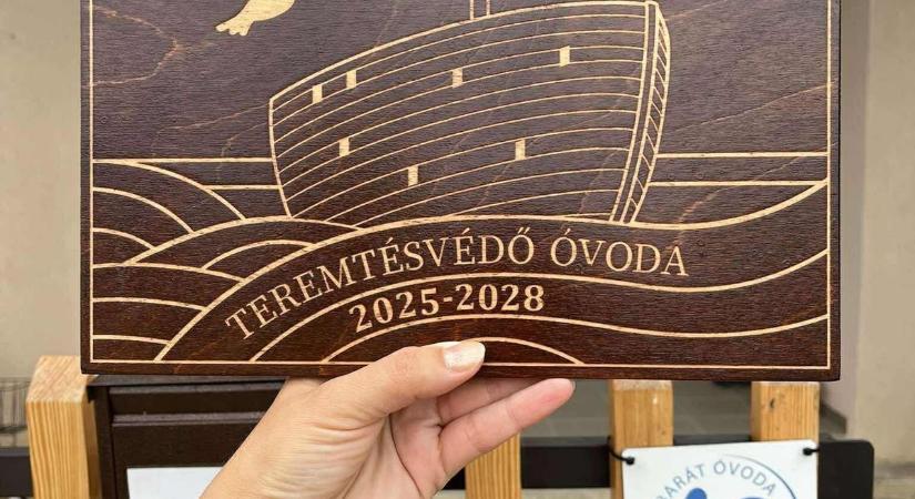 Váti óvoda: kiérdemelték a Teremtésvédő elismerést