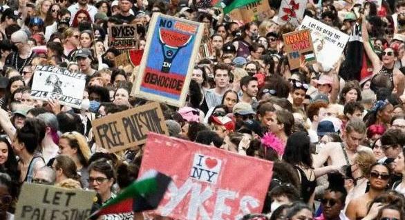 New York-i leszbi menet: “Cionisták nem kívánatosak”