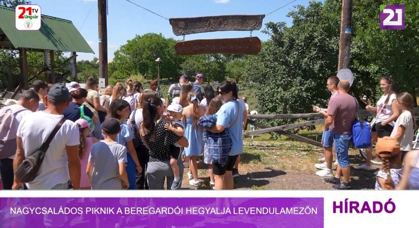 Nagycsaládos piknik a Beregardói Hegyalja Levendulamezőn (videó)