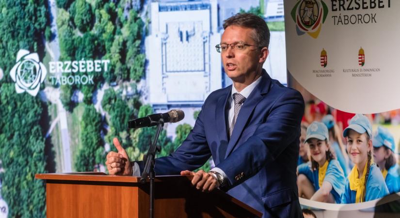 Hankó Balázs: Minden eddiginél több gyermek Erzsébet-táborozhat az idén