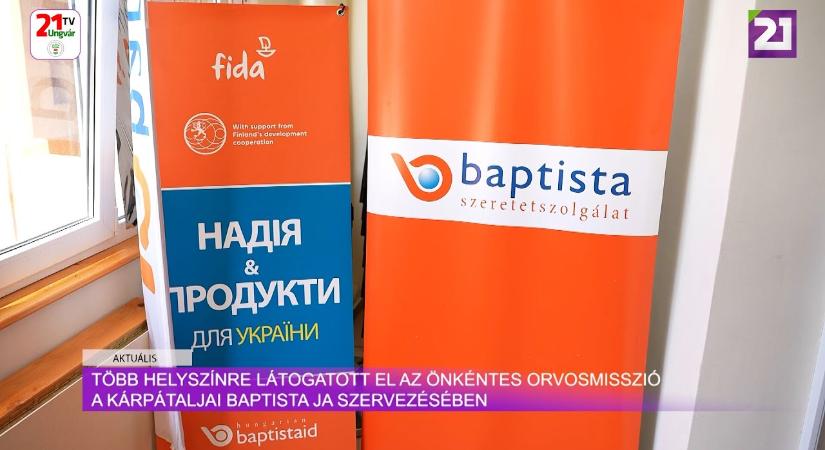 Aktuális (2025.06.30) Több helyszínre látogatott el az önkéntes orvosmisszió a Kárpátaljai Baptista JA szervezésében (videó)