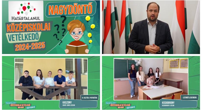 Két kárpátaljai csapat a Határtalanul középiskolai vetélkedő Nagydöntőjében