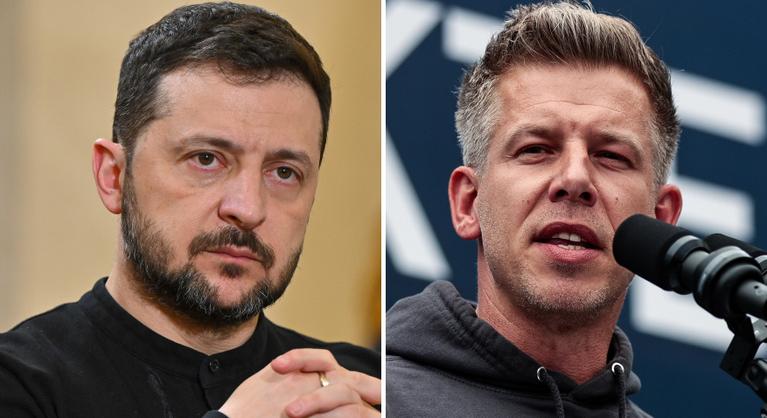Magyar Pétert Volodimir Zeleszkijként bemutató kampányt indított el a Nemzeti Ellenállás Mozgalom