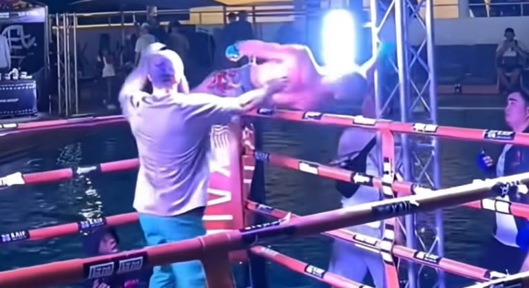 Nem az ellenfél, hanem az áramütés ütötte ki az orosz bokszolót