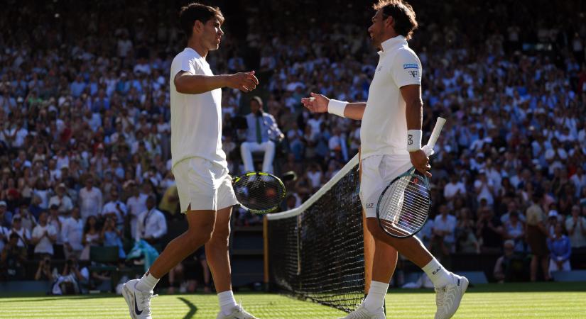 Alcaraz rendesen megizzadt Wimbledon történetének legforróbb nyitónapján