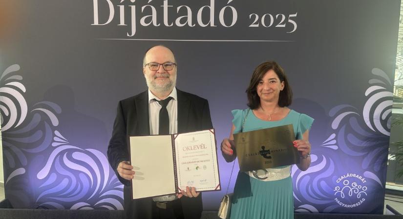 Családbarát díjban részesült a Dr. Kovács Pál Könyvtár és Közösségi Tér