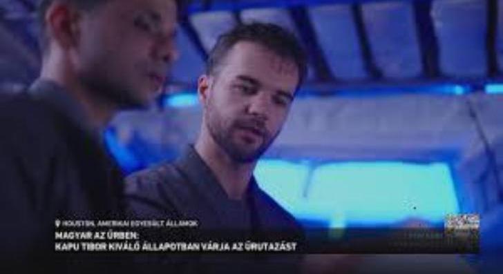 A harmadik magyar űrhajós a világűrből jelentkezett - Videó