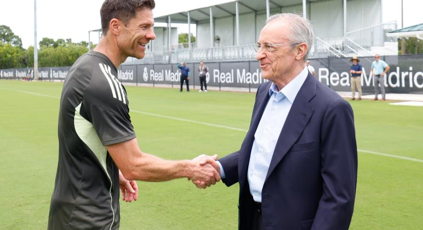 Feszültség a Real Madridnál, egy csatár miatt van nézetkülönbség Xabi Alonso és Florentino Pérez között