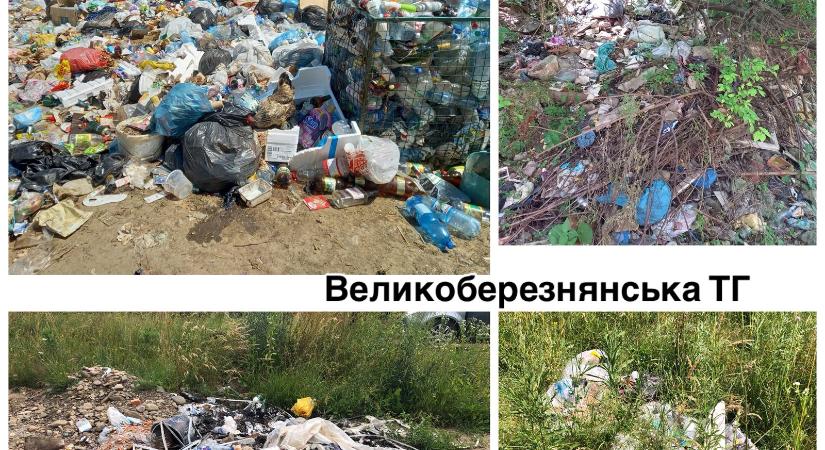 lllegális hulladéklerakókat találtak a Nagybereznai kistérség területén