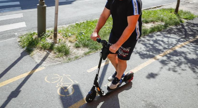 Szabálytalanul rollerezett – még neki állt feljebb a Bujtosi-tónál