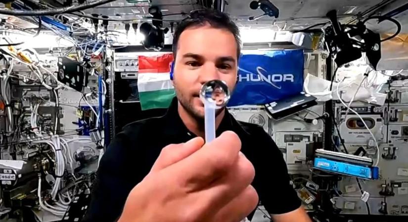 Már búzát és retket is ültetett az űrállomáson: ismét üzent Kapu Tibor (videóval)