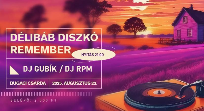 DÉLIBÁB DISZKÓ REMEMBER – Bugac, 2025.08.23