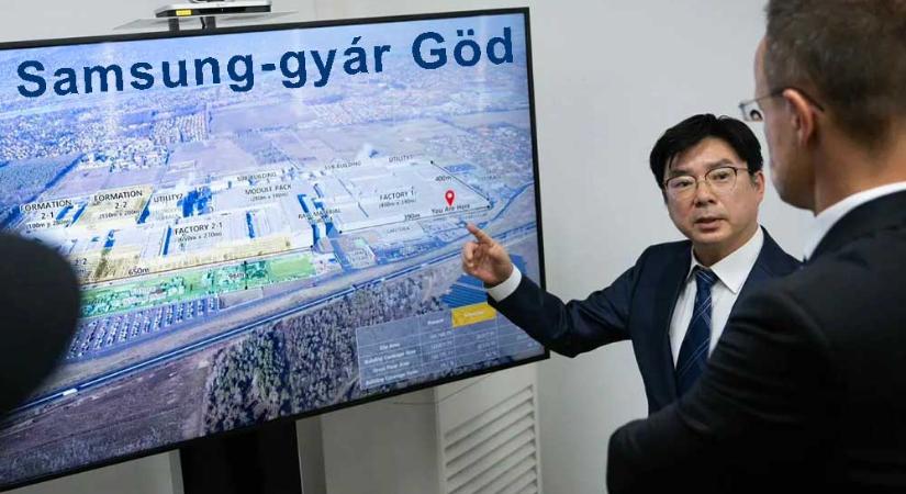 Eltitkolták: harmadik akkumulátor-gyárat akart építeni a Samsung Göd és Csomád között az M2-es másik oldalán