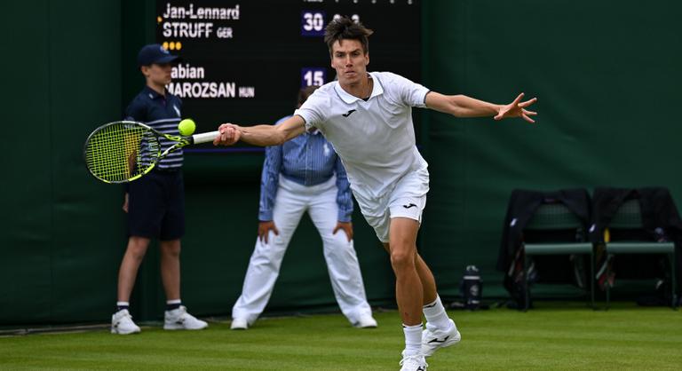 Már nincs nyeretlen Grand Slamje Marozsán Fábiánnak: továbbjutott Wimbledonban