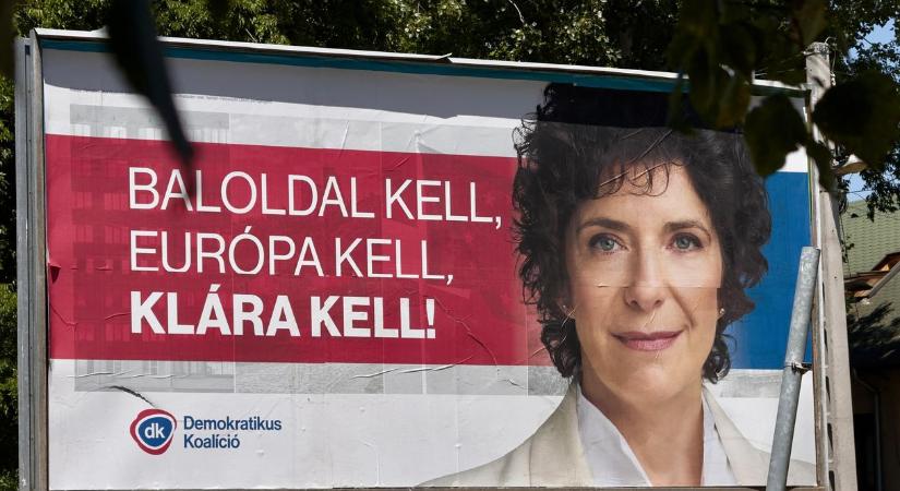 Óriásplakáton hirdeti a DK, hogy szükség van Klárára is
