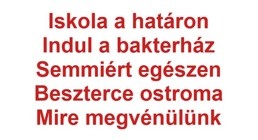 Műveltségi teszt, irodalom: Melyik két műcím a kakukktojás? Ezt 25 másodperc alatt illik eltalálni!