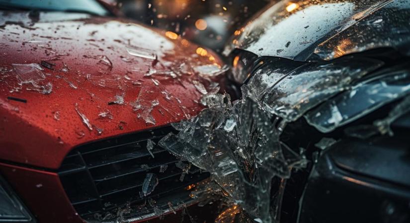Frontális karambol a 35-ös főúton