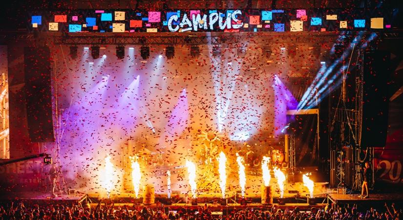 Campus Fesztivál 2025 – Program áttekinthetően, napokra és színpadokra bontva