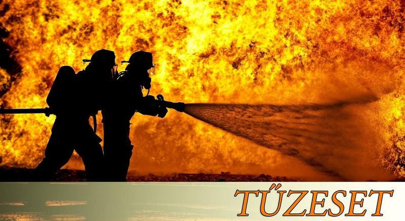 Ég a tarló Pázmándfalu külterületén