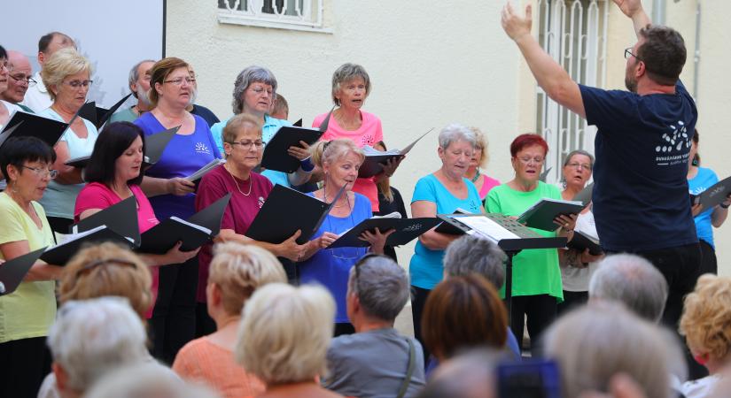 Parádés koncert a múzeumkertben