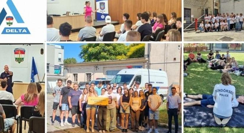 Bűnmegelőzési táborban hallhattak a gyermekek a kábítószerek veszélyeiről