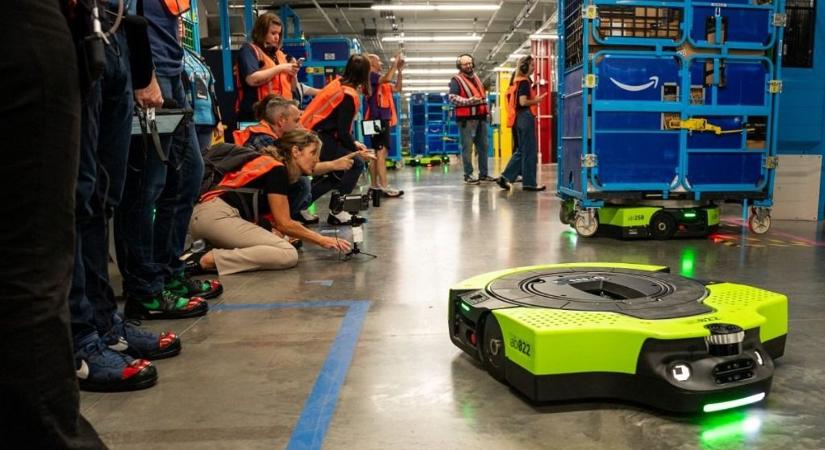 A robotok hamarosan átveszik az uralmat az Amazon raktáraiban