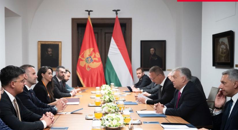 Orbán Viktor így fogadta Montenegró miniszterelnökét
