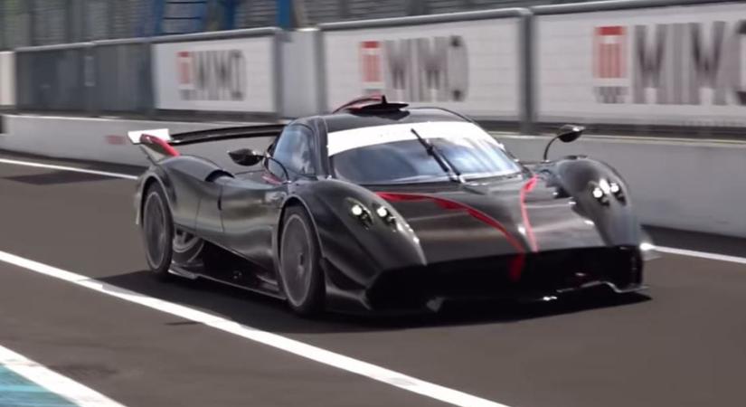 Ez nem a villanyautós némaság: Monzában hangoskodott a Pagani V12-es hiperautója – videó