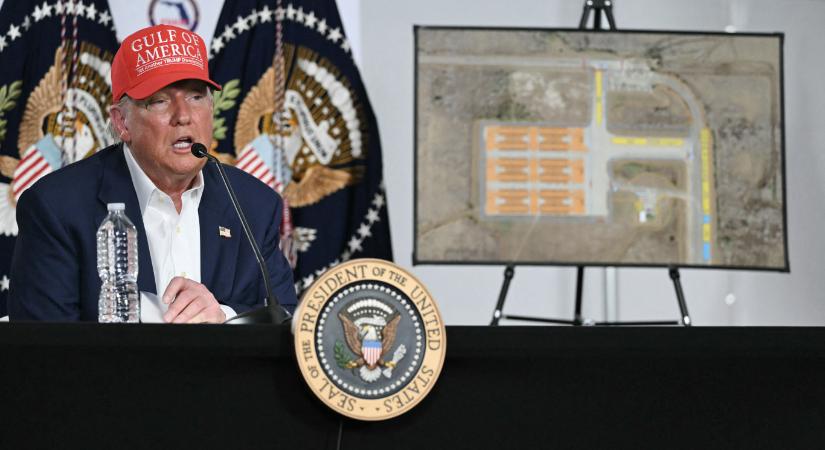 Trump aligátorokkal akarja megetetni a mocsártáborból kijutó bevándorlókat